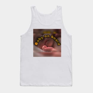 Baby on the board prints/picture Tank Top